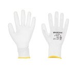 Guanti PIP PU First in poliuretano bianco, 10 paia