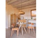 Table ronde Maial en teck massif Ø 90 cm