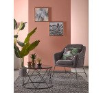 Fauteuil Brida velours