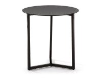 Beistelltisch Raeam Ø 50 cm in schwarz