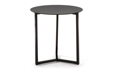 Table d'appoint Raeam Ø 50 cm noire