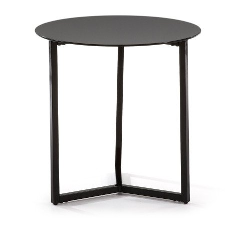 Table d'appoint Raeam Ø 50 cm noire