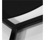 Table d'appoint Raeam Ø 50 cm noire