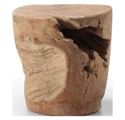 Side table Tropicana Ø 35 cm natural teak