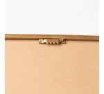 Miroir mural Marco métal doré l 30 x H 100 cm