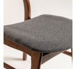 Chaise Selia, gris foncé