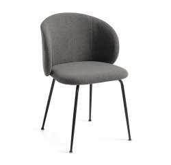 Silla Minna gris oscuro