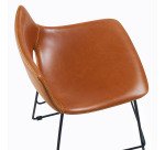 Taburete alto Zahara marrón alt 65 cm