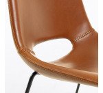 Chaise Zahara, marron