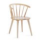 Chaise Trise, bois naturel