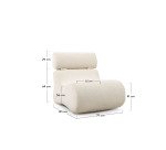 Fauteuil Club, blanc