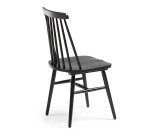 Chaise Tressia, laqué noir