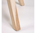 Table ronde Maial en teck massif Ø 90 cm