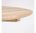 Table ronde Maial en teck massif Ø 90 cm
