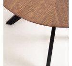 Table Naanim ovale L 180 x P 110 cm noyer