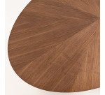 Table Naanim ovale L 180 x P 110 cm noyer