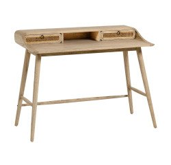 Scrivania Nalu in legno massello 