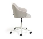 Chaise de bureau Einara gris clair