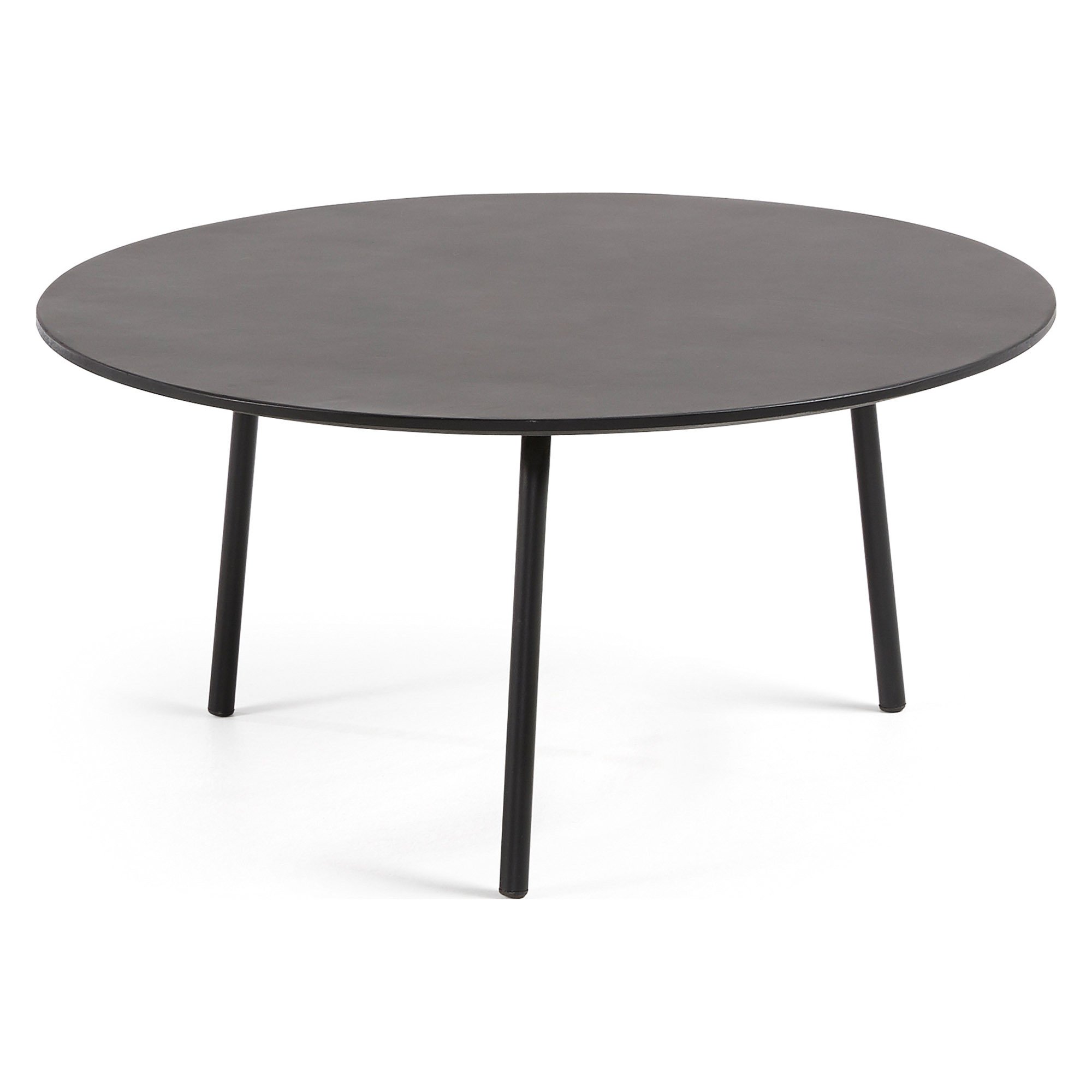 Low table Mathis Ø 70 cm black