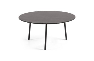 Lage tafel Mathis Ø 70 cm, zwart