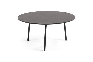 Table basse Mathis Ø 70 cm noire