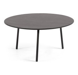 Low table Mathis Ø 70 cm black