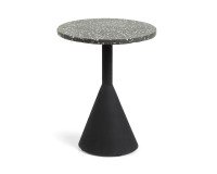 Mesa auxiliar Delano de terrazo Ø 40 cm