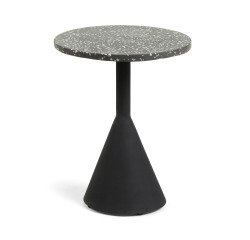 Mesa auxiliar Delano de terrazo Ø 40 cm