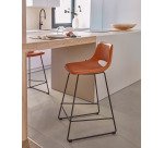 Taburete alto Zahara marrón alt 65 cm