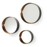 Lot de 3 Miroirs Wilton, Ø 35 cm / Ø 30 cm / Ø 23 cm