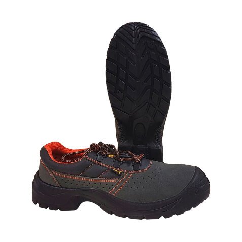 Scarpe antinfortunistiche in pelle scamosciata forata S1P SRC