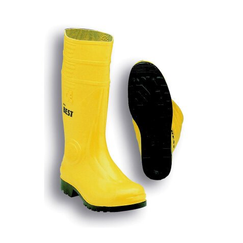 Stivali giallo in PVC S5 SRA