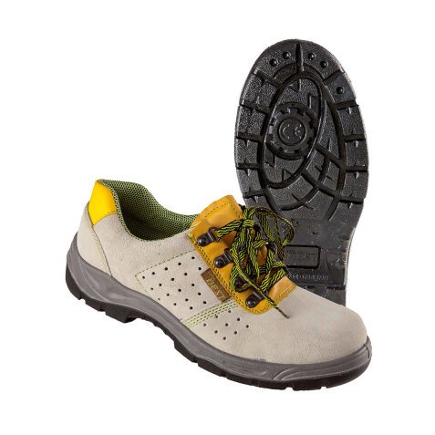 Scarpe antinfortunistiche in pelle scamosciata S1P