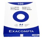 Étui de 100 fiches - bristol uni non perforé 297 x 210 mm