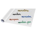 Tableau blanc adhésif en rouleau Wonday 60 x 200 cm