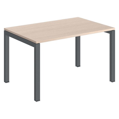 Mesa recta Arko An 120 cm roble patas antracitas