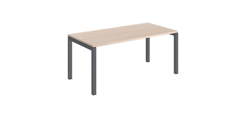 Bureau droit Arko piètement métal 50 x 50 mm