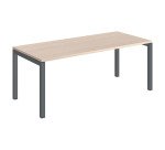 Bureau droit Arko piètement métal 50 x 50 mm