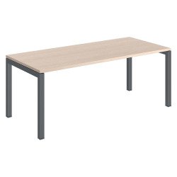 Bureau droit Arko piètement métal 50 x 50 mm