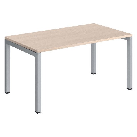 Mesa recta Arko An 140 cm roble patas aluminio