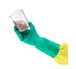 Guanti Ansell Alphatec® Solvex® 37-675 in nitrile verde, 12 paia