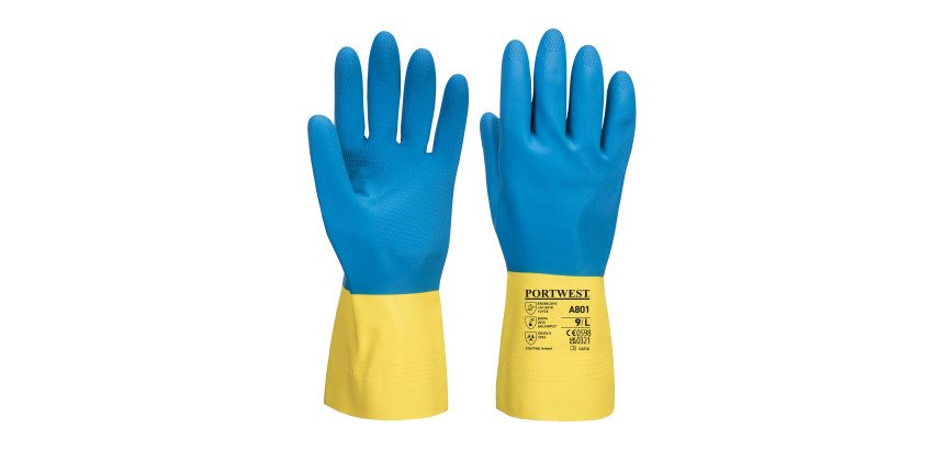 Guanti Portwest A801 in lattice a doppia immersione, 12 paia
