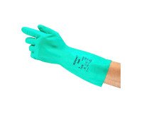 Guanti Ansell Alphatec® Solvex® 37-675 in nitrile verde, 12 paia