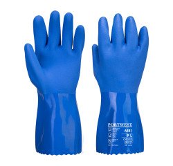 Guanti Portwest A881 in PVC blu, 12 paia