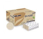 Papier essuie-mains pliage enchevêtré Lucart EcoNatural – Carton de 3000
