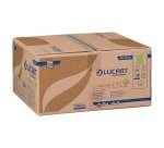 Papiertücher Lucart Econatural, gewickelt und gefaltet - Box mit 3000 Stück