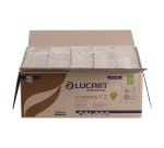 Papierservietten Lucart Ecological eingeschlagen gefaltet - Karton mit 3800 Stück