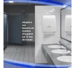 Distributeur essuie-mains pliage enchevêtré Kimberly Clark Aquarius