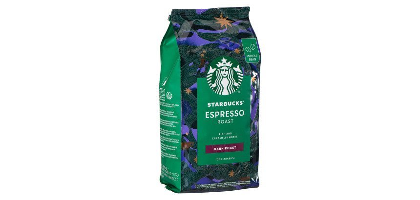 Café en grains Starbucks Dark Espresso Roast - Paquet de 450 g