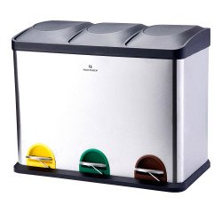 Cubo de basura Ecol trío